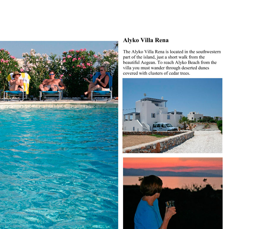 Naxos Alyko Villa Rena